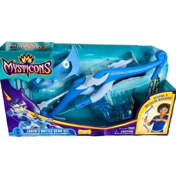 Mysticons Zarya’s Battle Gear Set W/Bow & Arrow, Bracer and Mask - Picture 2 of 8